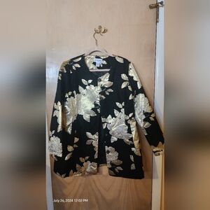Black and gold jacket size xL